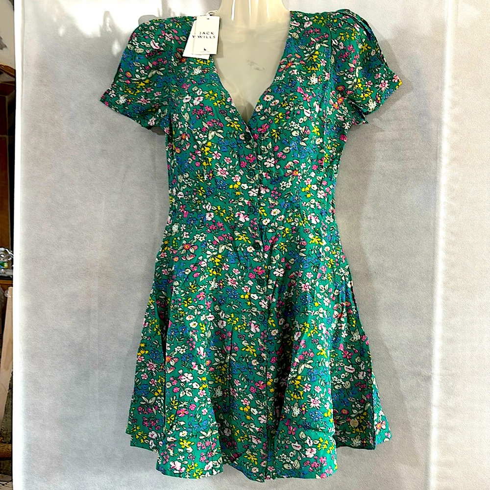 Jack & wills dress size 2. Made in India. 100%viscose